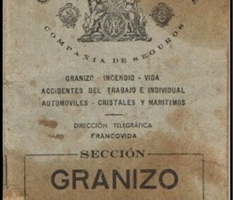 Libreta Año 1936 de La Franco Argentina Compañía de Seguros S. A.