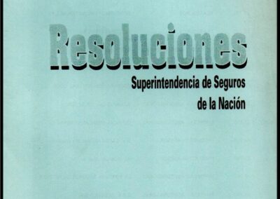 Prensa Aseguradora. Suplemento Nº 11. Marzo 1995. Resoluciones Superintendencia de Seguros de la Nación.