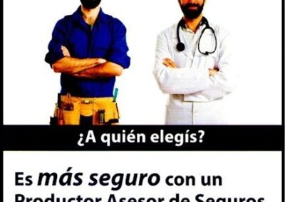 Folleto. Es Más Seguro con un Productor Asesor de Seguros. AAPAS – Asociación Argentina de Productores Asesores de Seguros.