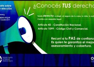 Folleto. ¿Conocés Tus derechos?. AAPAS – Asociación Argentina de Productores Asesores de Seguros.