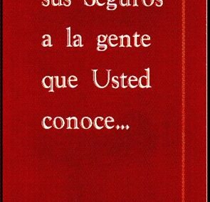 Folleto. Confíe sus Seguros a la Gente que Usted Conoce. Atender Asesores Internacionales.