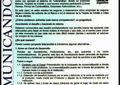 Comunicándonos. Circular General Nº 368. 18-01-96. Compañía Argentina de Seguros Visión S. A.
