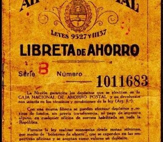 Libreta de Ahorro. Caja Nacional de Ahorro Postal.