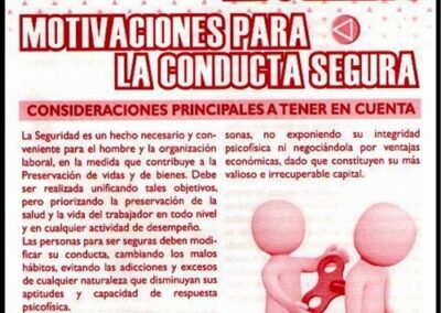 Boletin Educativo del Instituto Argentino de Seguridad. Motivaciones para la Conducta Segura.