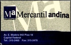 Tarjeta de Circulación Automotor. 02 de Octubre de 1997. Compañía De Seguros La Mercantil Andina S. A.