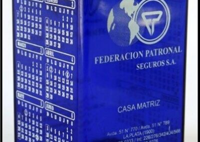 Portalápices con calendario Año 2007. Federación Patronal Seguros S. A.