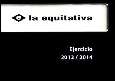 Memoria y Balance 116º Ejercicio cerrado el 30 de Junio de 2014. La Equitativa del Plata Sociedad Anónima de Seguros.