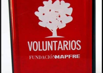 Portalápices. Voluntarios de Fundación Mapfre.