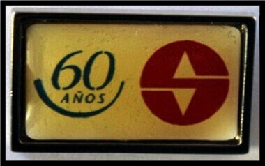 Prendedor 60 Años de Sancor Cooperativa de Seguros Ltda.