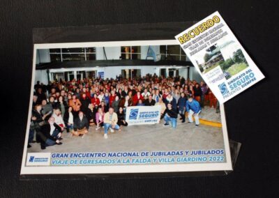 Gran Encuentro Nacional de Jubiladas y Jubilados 2022 del Sindicato del Seguro de la República Argentina.