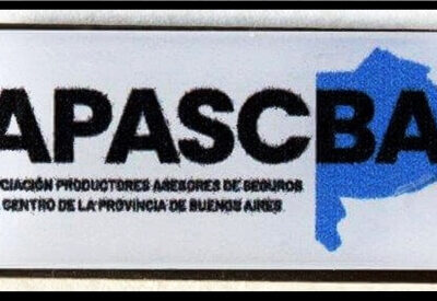 Prendedor de APASCBA – APAS Córdoba – Asociación de Productores Asesores de Seguros de la Provincia de Córdoba.