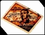 Viñeta Adhesión al Año del Libertador General San Martín. 1850-1950. La Primera Compañía Argentina de Seguros Generales S. A.