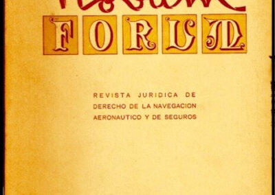 Novum Forum. Revista Jurídica de Derecho de la Navegación y de Seguros. Año II. Nº 4. Diciembre 1970.