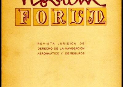 Novum Forum. Revista Jurídica de Derecho de la Navegación y de Seguros. Año III. Nº 5-6. Octubre 1975.