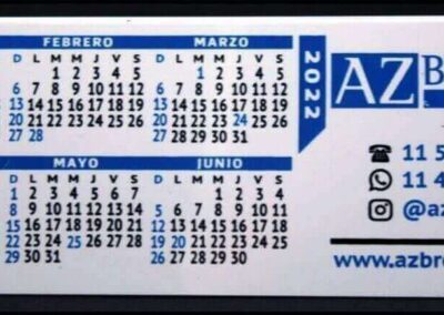 Calendario de Escritorio. Año 2022. AZ Brokers Seguros.