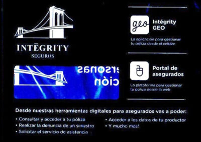 Sobre para Póliza de Integrity Seguros Argentina S. A.