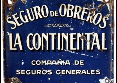 Cartel de La Continental Compañía de Seguros Generales S. A.