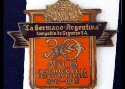 Insignia de La Germano Argentina Compañía de Seguros S. A.
