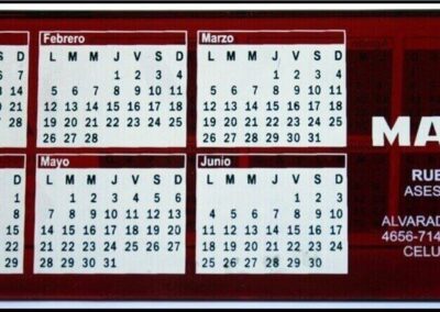 Calendario de Escritorio Año 2007 de Mapfre Argentina Seguros S. A.