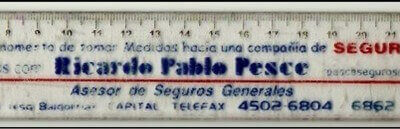 Regla. Ricardo Pablo Pesce. Asesor de Seguros Generales.