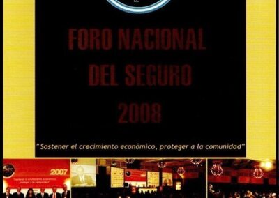 Programa del Foro Nacional del Seguro. 23 y 24 de Septiembre de 2008. AAPAS – Asociación Argentina de Productores Asesores de Seguros.
