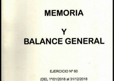 Memoria y Balance General. Ejercicio Nº 60. Del 01/01/2018 al 31/12/2018. AAPAS – Asociación Argentina de Productores Asesores de Seguros.