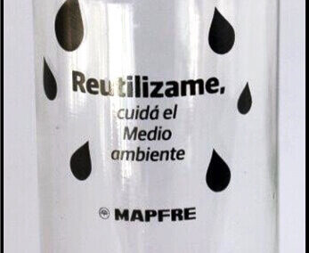 Botella de vidrio Reutilizable de Mapfre Argentina Seguros S. A.