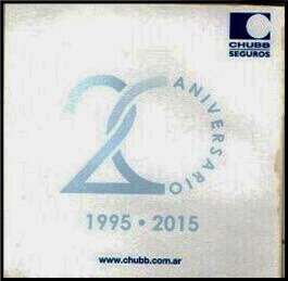 Taco Anotador «20 Aniversario 1995-2015». Chubb Seguros Argentina S. A.