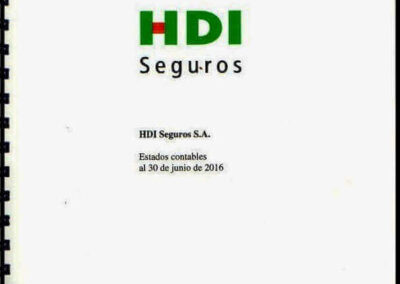 Estados Contables al 30 de Junio de 2016 de HDI Seguros S. A.