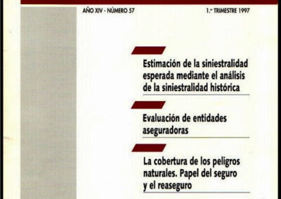 Gerencia de Riesgos. Año XIV – Número 57. 1º Trimestre 1997.  Mapfre. (España).