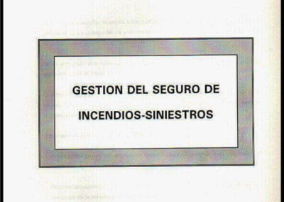 Seminario «Gestión del Seguro de Incendios-Siniestros». Junio 1995. Mapfre Industrial Sociedad Anónima de Seguros y Reaseguros. (España). 