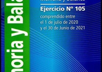 Memoria y Balance. Ejercicio Nº 105. 1 de Julio de 2020 y 30 de Junio de 2021. Sindicato del Seguro de la República Argentina.