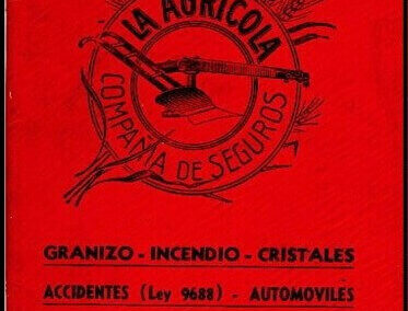 Libreta Año 1943 de La Agrícola Compañía de Seguros S. A.