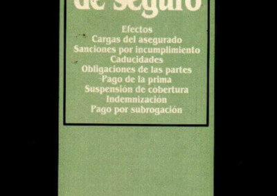 Contrato de Seguro. Ruben S. Stiglitz y Gabriel A. Stiglitz. Año 1988.