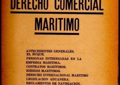 Derecho Comercial Marítimo. Felipe Bosch. Diciembre de 1943.