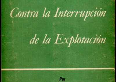 El Seguro Contra la Interrupción de la Explotación. Walter Pelloni. Año 1971. Perú.