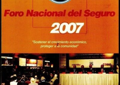 Foro Nacional del Seguro 2007. 28 y 29 de Agosto de 2007. Carpeta, Programa y Anotador del Evento. AAPAS – Asociación Argentina de Productores Asesores de Seguros.