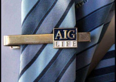 Traba Corbata de AIG Life – American International Group.