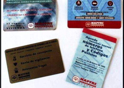 Credenciales de Servicio de Asistencia para Automóviles, Vivienda y ART de Mapfre Aconcagua Compañía de Seguros S. A.