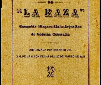 Estatuto de La Raza Compañía Histano-Ítalo-Argentina de Seguros Generales.