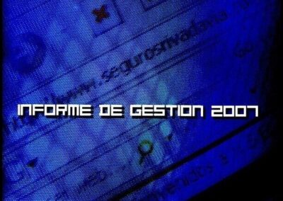 Informe de Gestión 2007. Seguros Bernardino Rivadavia Cooperativa Limitada.